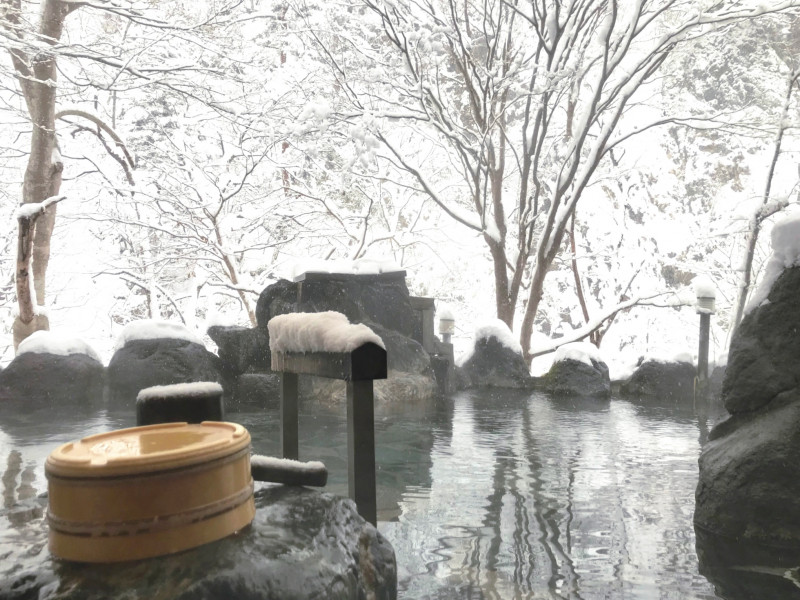 ホテル湯西川 雪景色